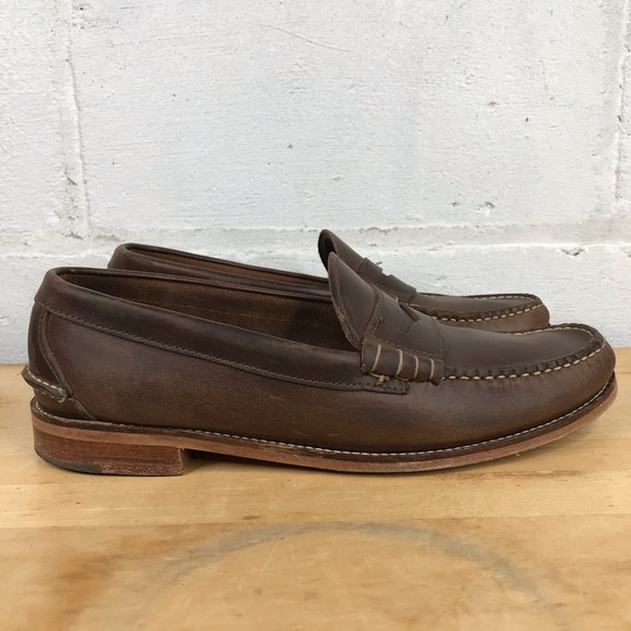 Oak Street Bootmakers Mens 11.5 D (READ) Beefroll Penny Loafer - Picture 6 of 14